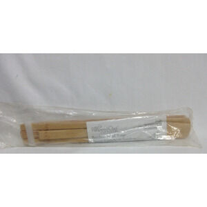 NEW Pampered Chef 2239 Bamboo Salad Tongs Sealed in Bag
